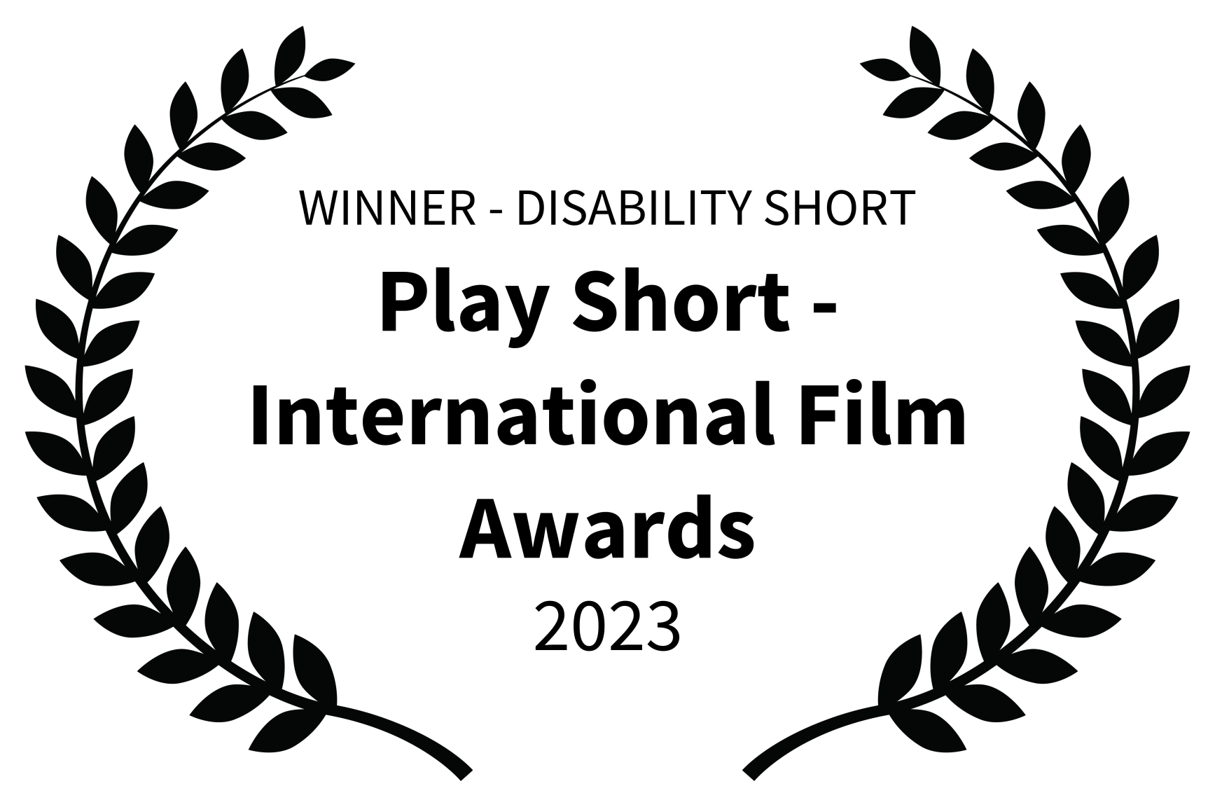 Winner Disability Short — Play Short International Film Awards 2023
