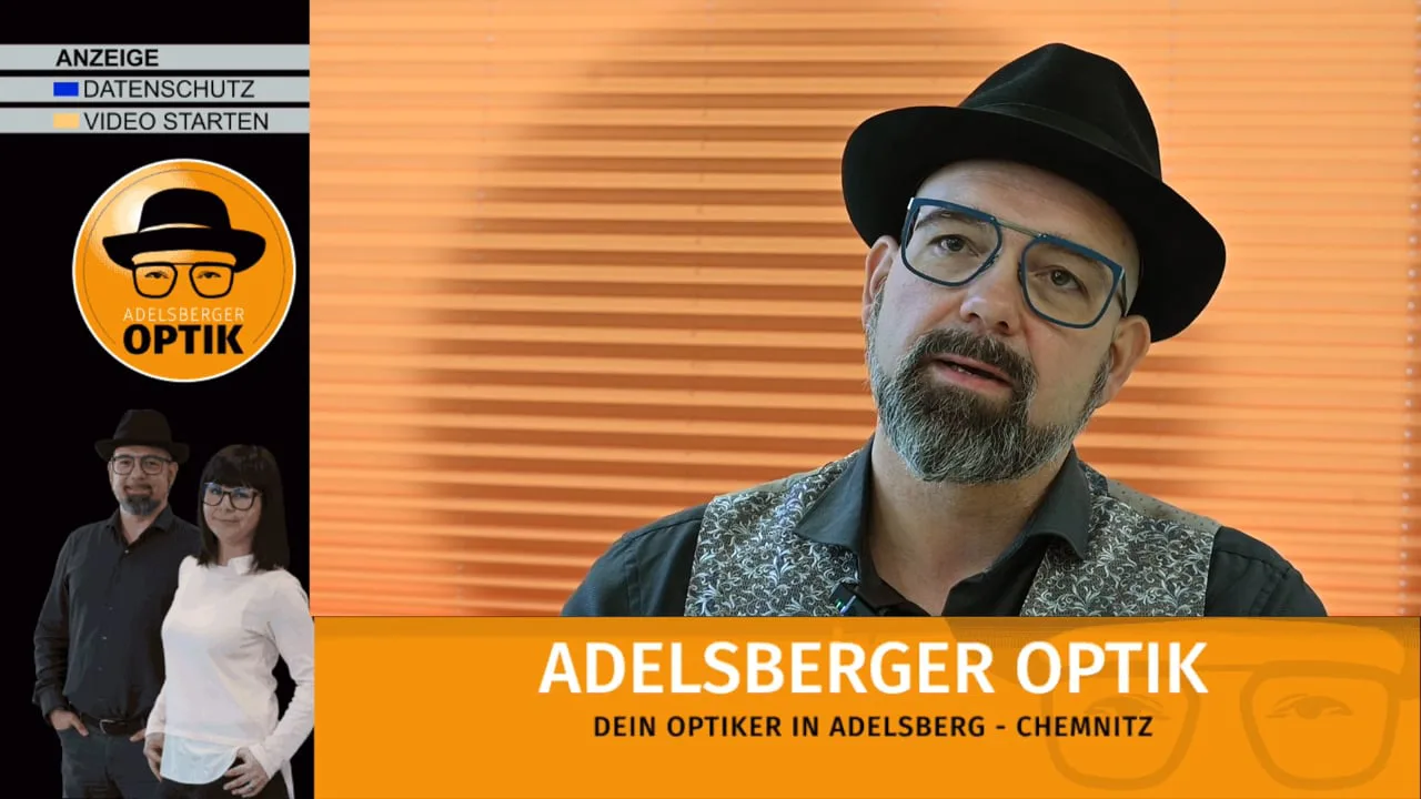 Switch-in-Banner von Adelsberger Optik aus Chemnitz im laufenden Fernsehprogramm